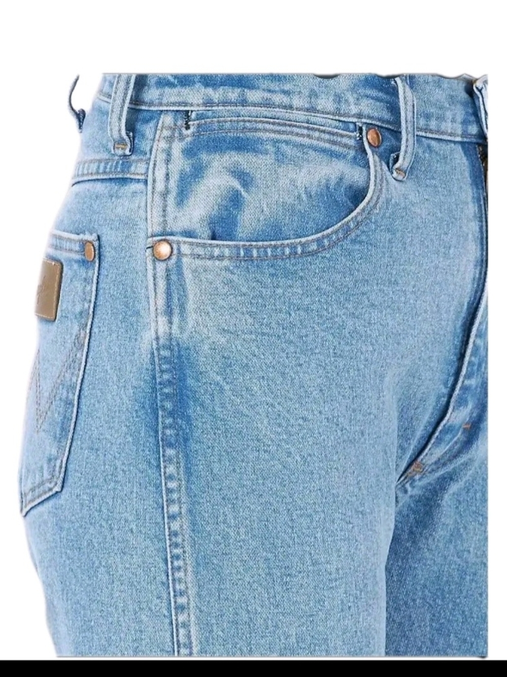 New Wrangler Cowboy Cut 14 MWZ High Rise 11x32 Jeans Women Size 10 Tapered Leg - Picture 5 of 16